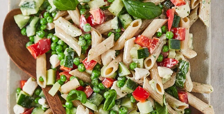 Whole wheat pasta salad