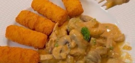 Sauteed Meat with Creamy Mustard Sauce