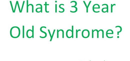 3 Year Old Syndrome