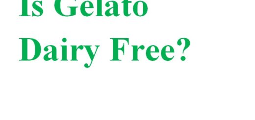 Is Gelato Dairy Free