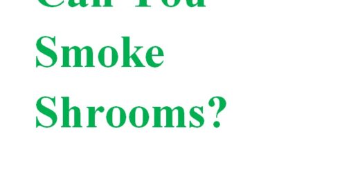 Can You Smoke Shrooms